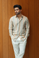 100% Cotton Striped Shirt